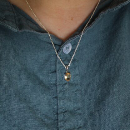 Jemagic Citrine Pendant being worn